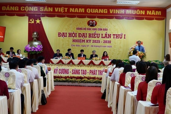 Toàn cảnh Đại hội đặc khu Côn Đảo.