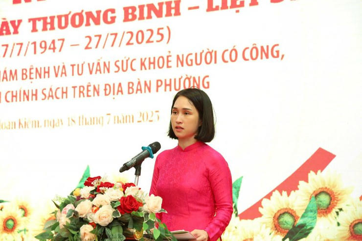 Bà Nguyễn Hồng Trang - UVTV, Phó Chủ tịch Thường trực UBND phường Hoàn Kiếm (TP.Hà Nội)