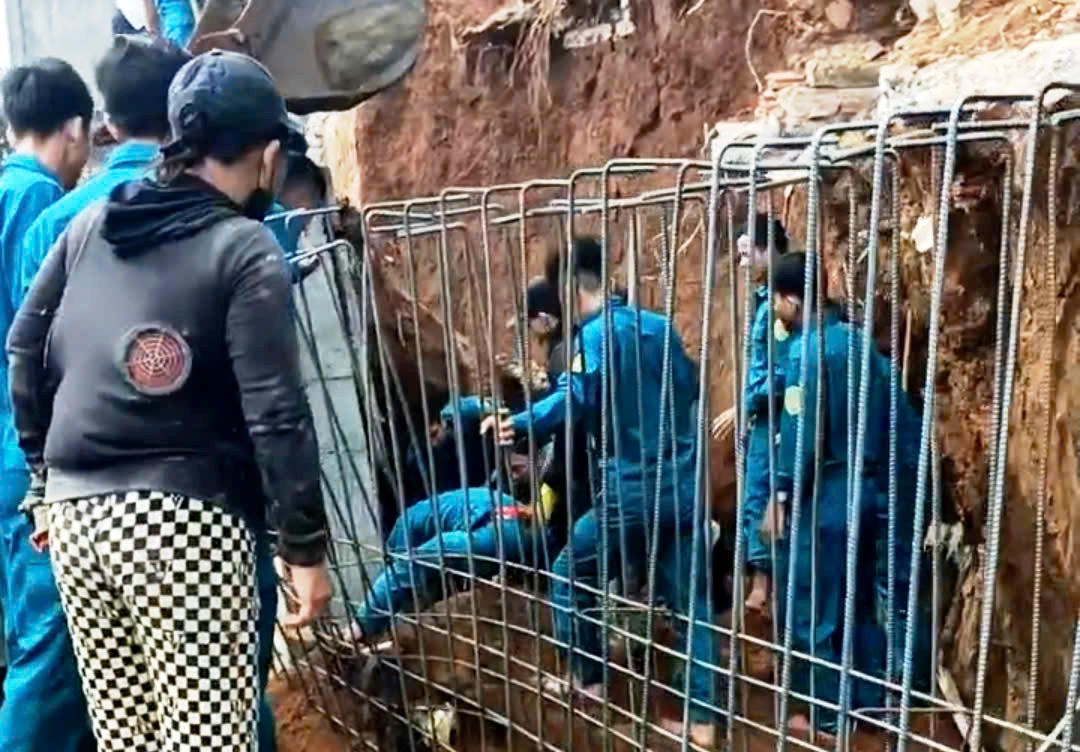 Khu vực xảy ra vụ tai nạn.

