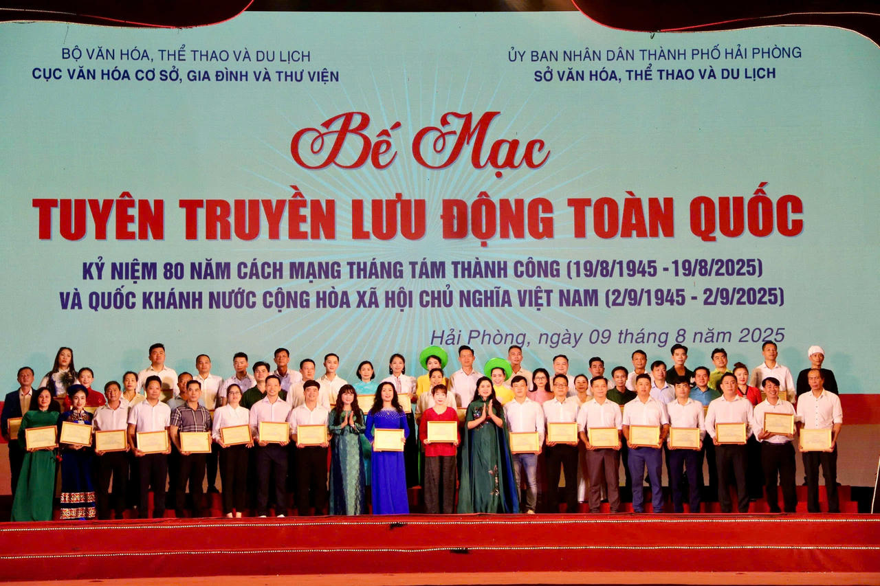 Bế mạc Hội thi Tuyên truyền lưu động toàn quốc tại Hải Phòng