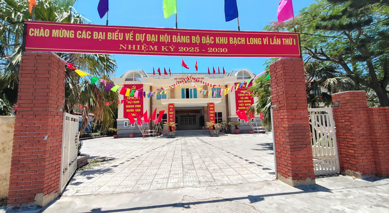 

















Chào mừng Đại hội Đảng Bộ Đặc Khu Bạch Long Vĩ lần thứ nhất, nhiệm
kỳ 2025-2030



