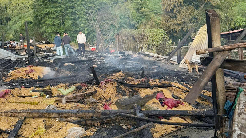 Cháy nhà trong đêm ở Quảng Ngãi, một người tử vong