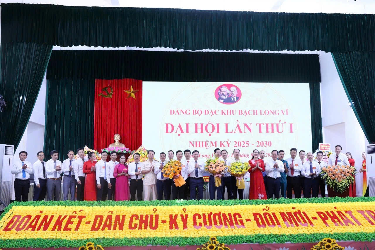Đại hội Đảng bộ Đặc khu Bạch Long Vĩ  lần thứ I: Xây dựng Bạch Long Vĩ thành khu vực phòng thủ vững chắc, phát triển toàn diện
