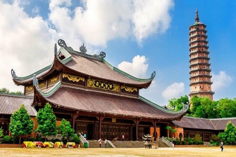 Chùa Bái Đính là một phần quan trọng của Quần thể danh thắng Tràng An - di sản văn hóa và thiên nhiên thế giới được UNESCO công nhận. Ảnh: Internet.