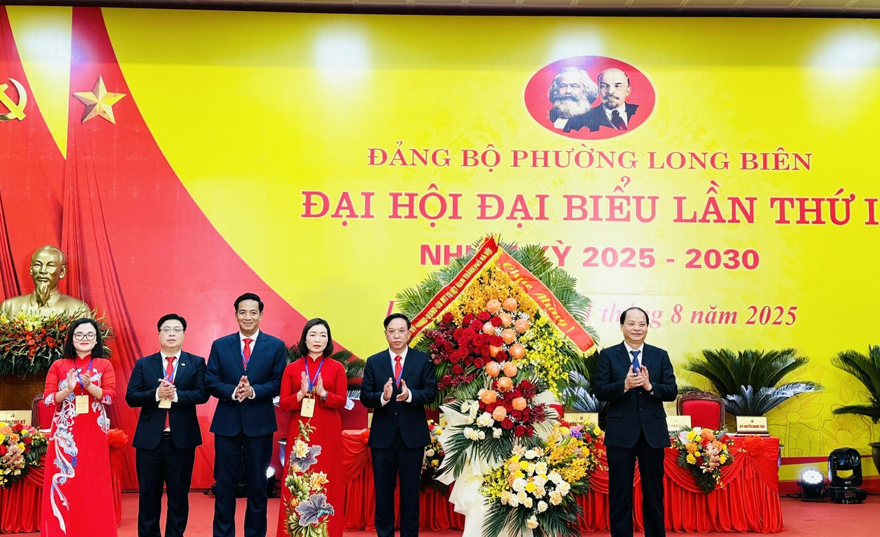 Đảng bộ Phường Long Biên (Hà Nội) tổ chức Đại hội đại biểu lần thứ I, nhiệm kỳ 2025-2030
