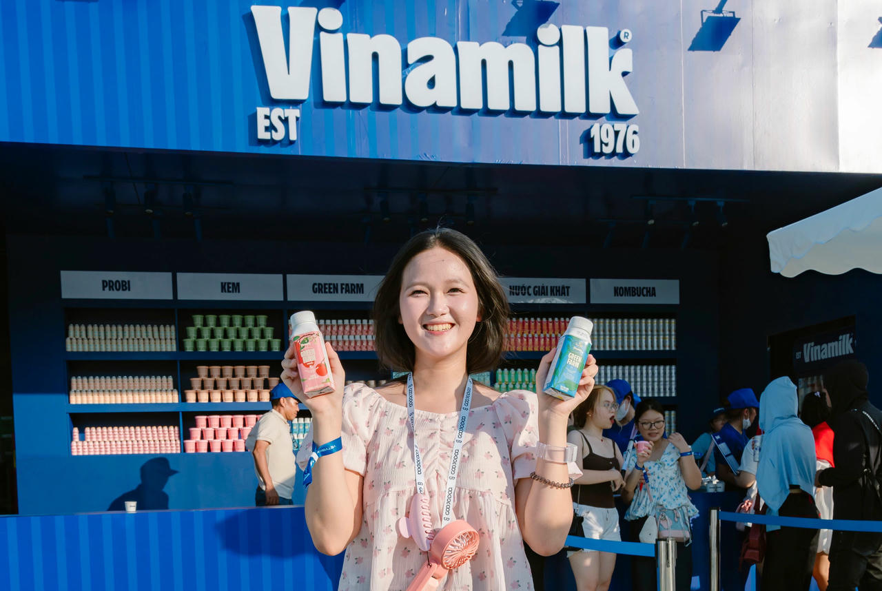 Vinamilk 'quẫy' hết mình cùng 50.000 khán giả tại V-Concert & V-Fest