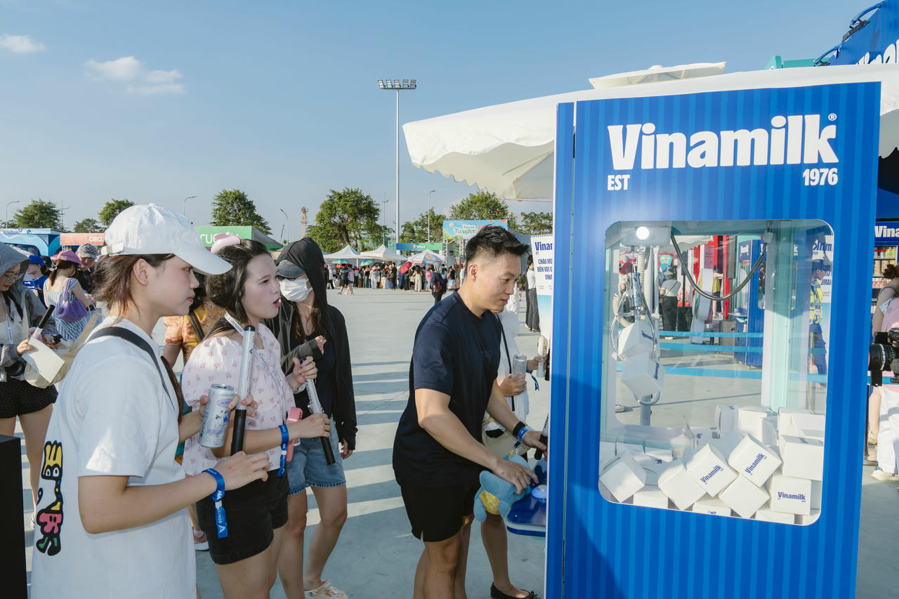 Vinamilk 'quẫy' hết mình cùng 50.000 khán giả tại V-Concert & V-Fest