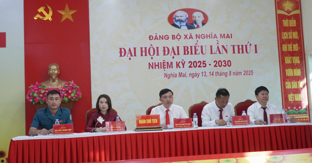 Đoàn Chủ tịch điều hành Đại hội.