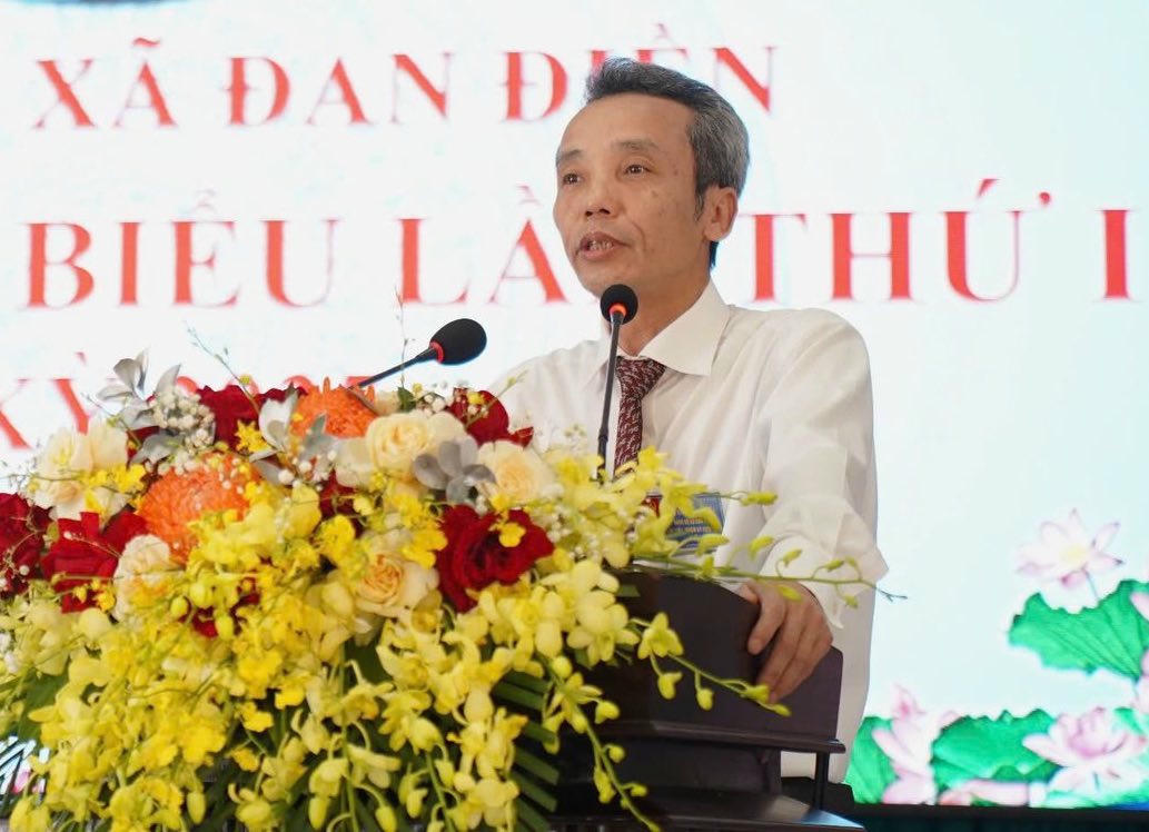 Ông Hoàng Khánh Hùng yêu cầu: Đảng bộ xã cần nhanh chóng ổn định tổ chức, khắc phục tồn tại, khó khăn, phát huy tiềm năng thế mạnh để xây dựng xã ngày càng phát triển hơn nữa.