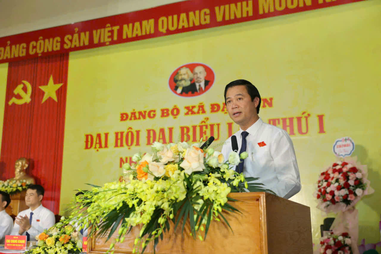 Ông Lê Xuân Lợi, PCT UBND tỉnh Bắc Ninh phát biểu chỉ đạo Đại hội.