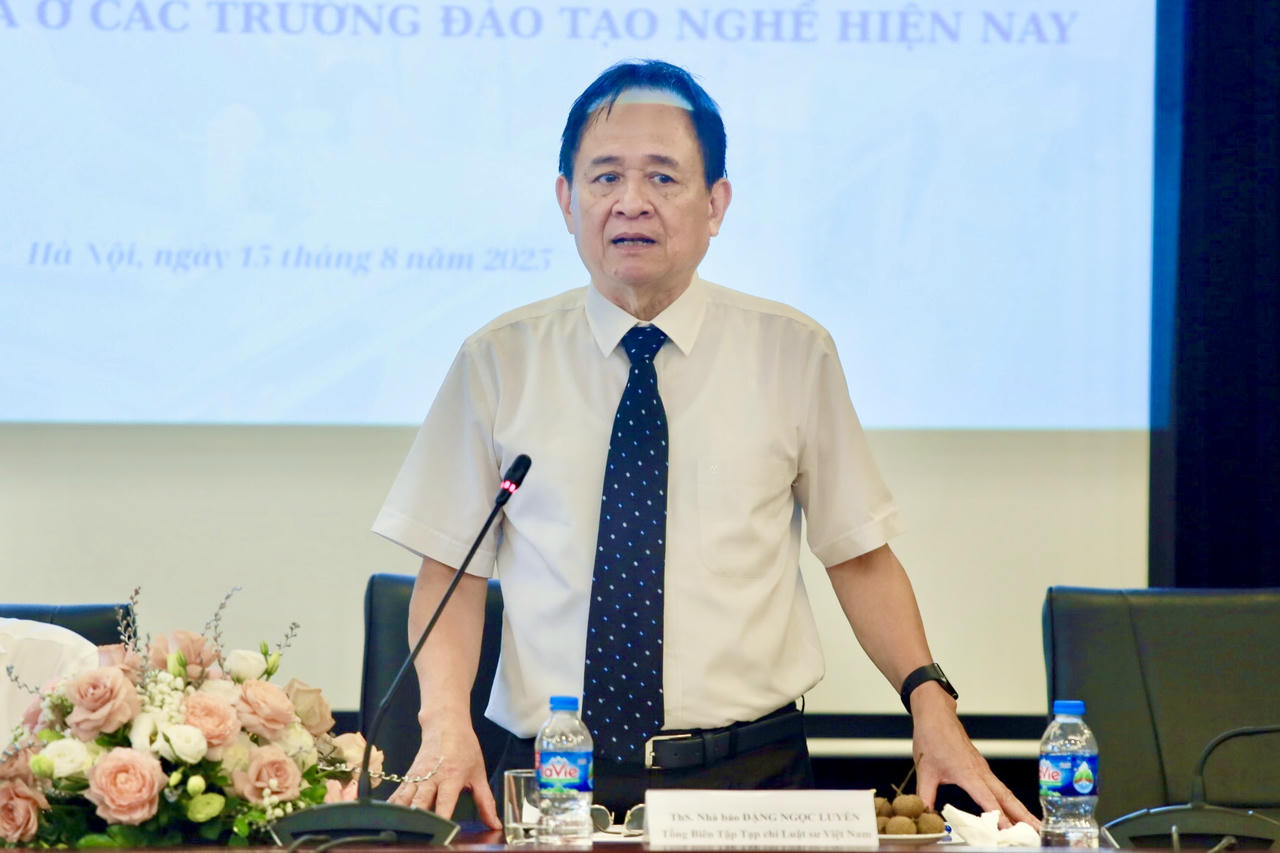 Tổng Biên tập Tạp chí Luật sư Việt Nam, ThS. Đặng Ngọc Luyến.