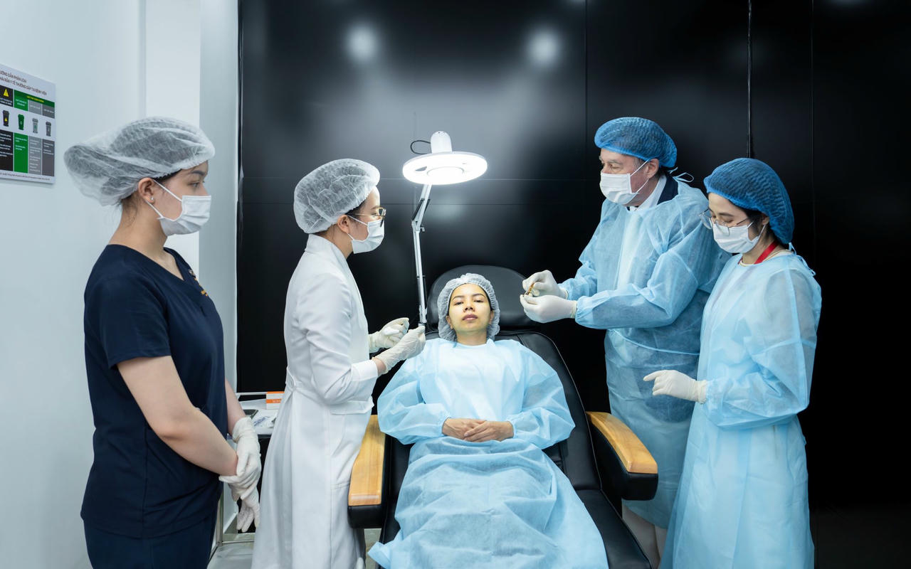 GS.BS Christian Diehl hướng dẫn kỹ thuật cho bác sĩ, chuyên viên tại Viện thẩm mỹ DIVA