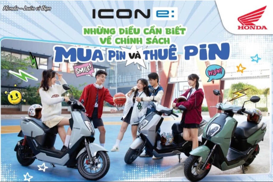 Honda Việt Nam chính thức bán pin của xe gắn máy điện ICON e: