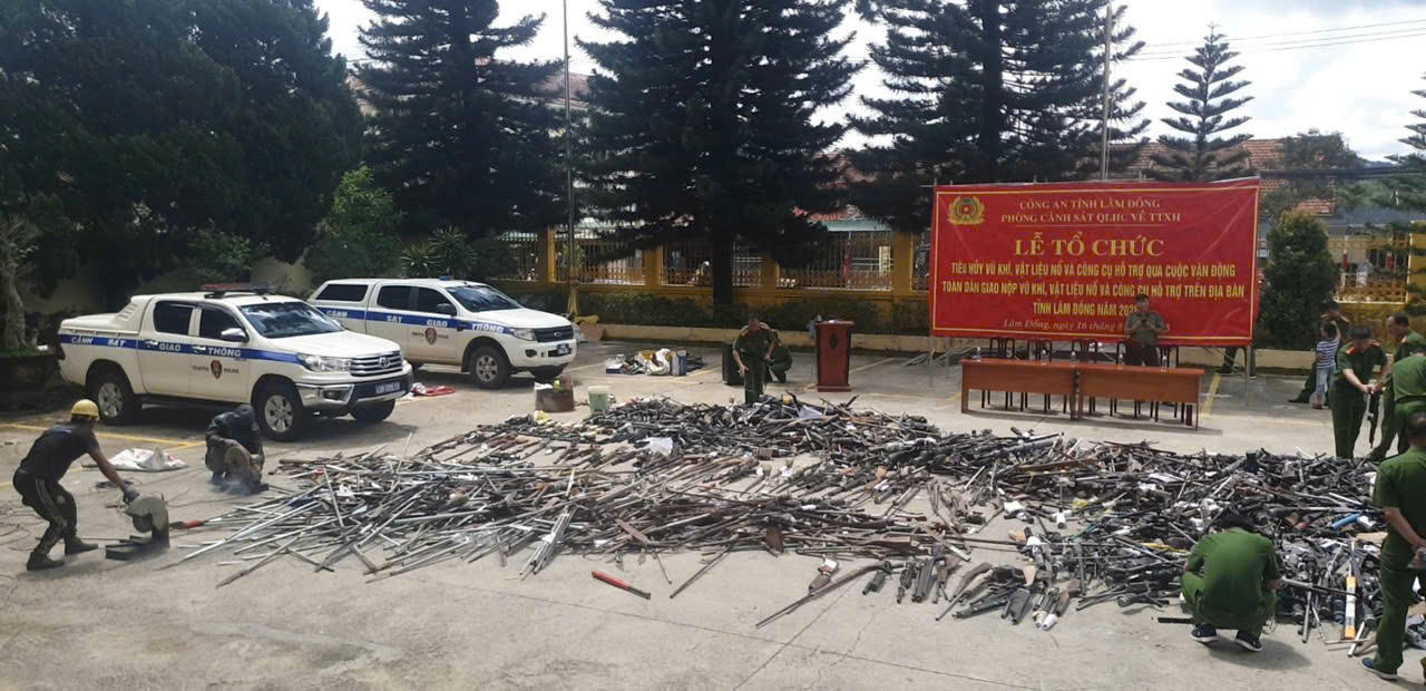 Công tác tiêu hủy được thực hiện theo đúng quy định.