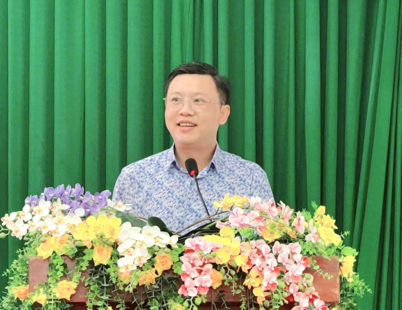  Ông Nguyễn Thành Duy, Bí thư Đảng ủy xã Liêu Tú.