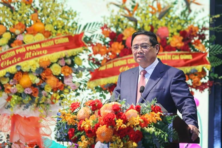 Nhấn mạnh yêu cầu nhận thức rõ vị trí, vai trò đặc biệt quan trọng nói trên để tham mưu cho Đảng, Nhà nước, Thủ tướng đề nghị Đảng bộ Bộ KH&CN trong nhiệm kỳ tới cần tập trung vào một số nhiệm vụ trọng tâm - Ảnh: VGP/Nhật Bắc