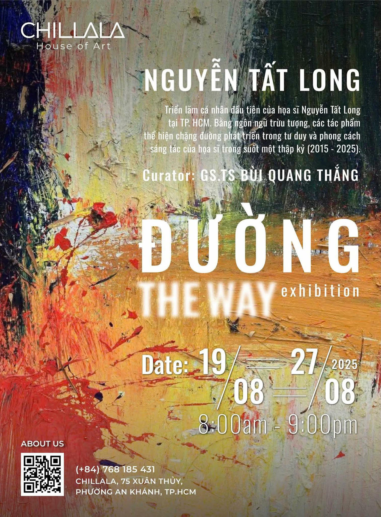 Kết tinh của hành trình mười năm bền bỉ với hội họa trừu tượng