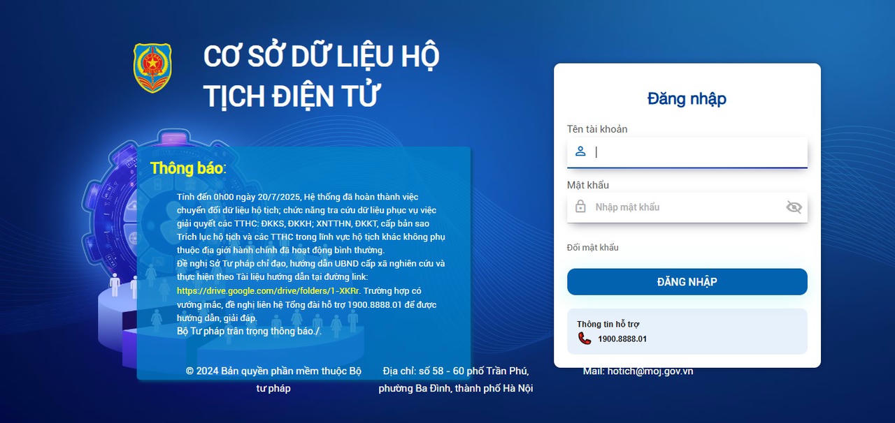  Khắc phục vướng mắc trong sử dụng Phần mềm đăng ký, quản lý hộ tịch phục vụ vận hành chính quyền địa phương 2 cấp