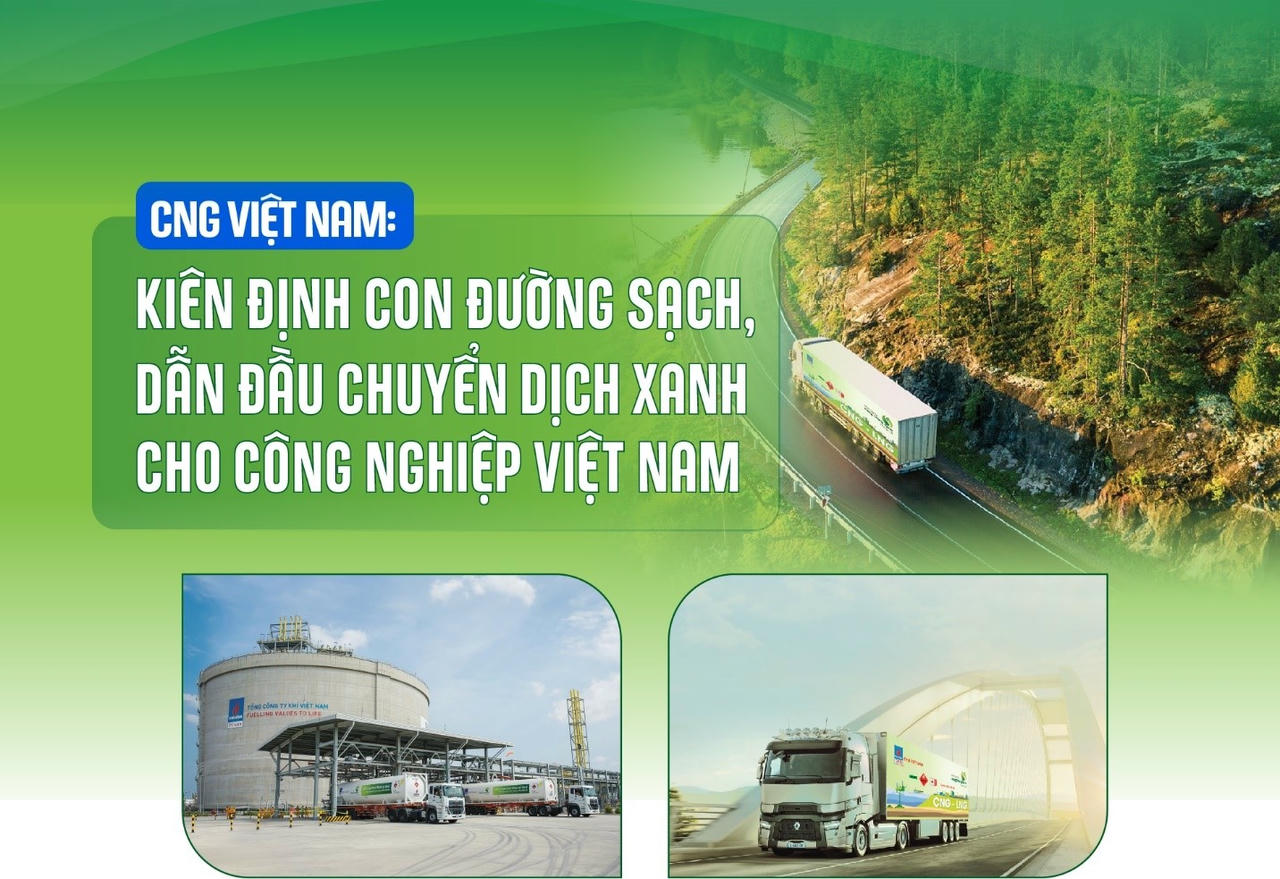 PV GAS CNG – Kiên định con đường sạch, tiên phong chuyển dịch xanh cho công nghiệp Việt Nam.