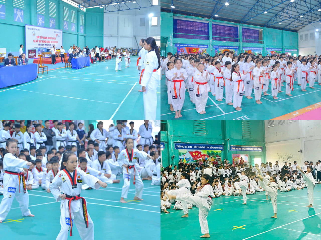 Các võ sinh tham gia Kỳ thi.