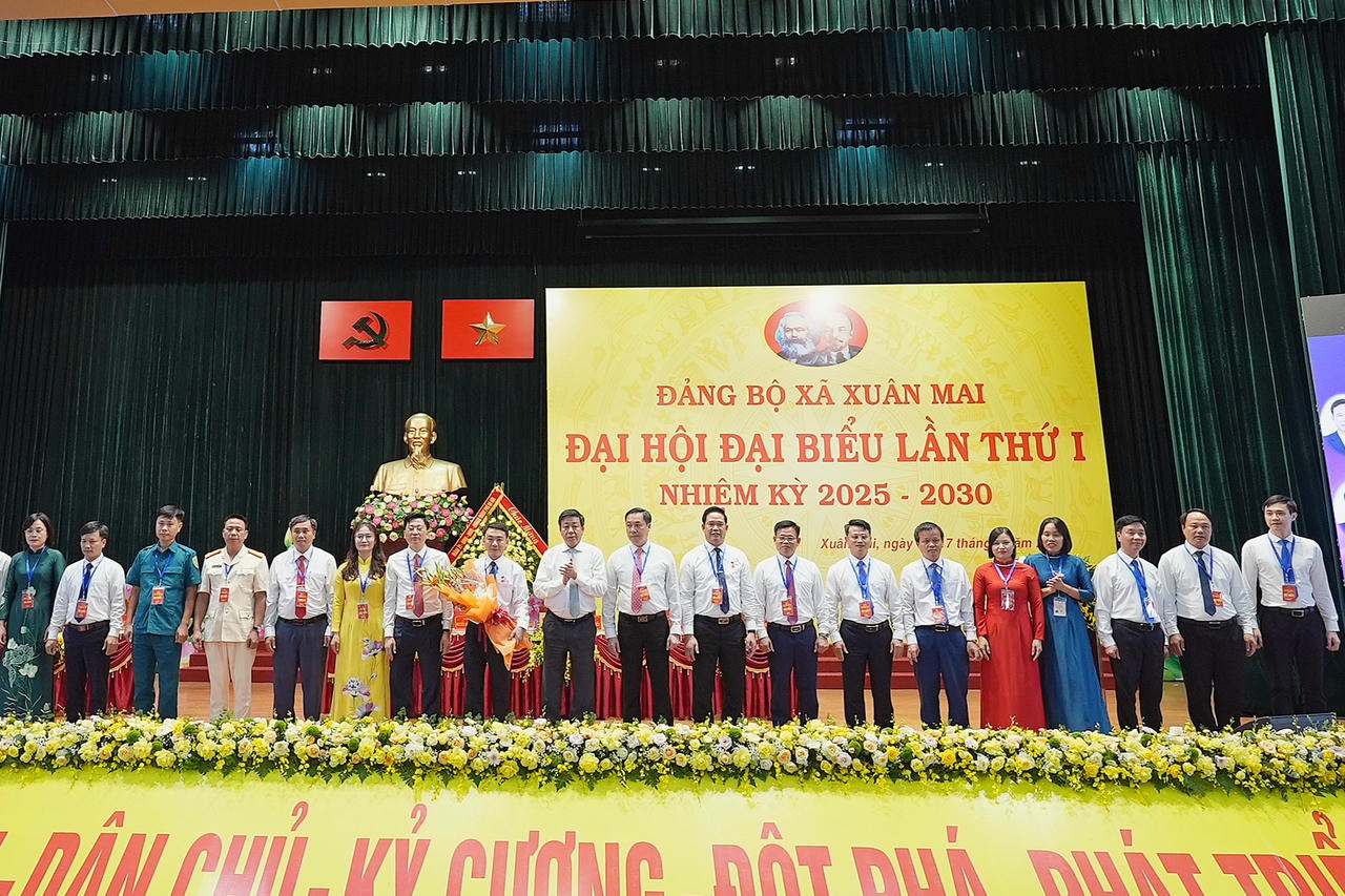 Đảng bộ xã Xuân Mai (Hà Nội) tổ chức thành công Đại hội đại biểu lần thứ I, nhiệm kỳ 2025 – 2030