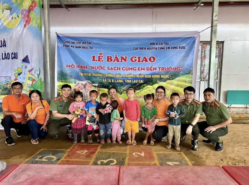 Điểm trường Chống Chùa hiện có 70 em học sinh người dân tộc Mông đang theo học.