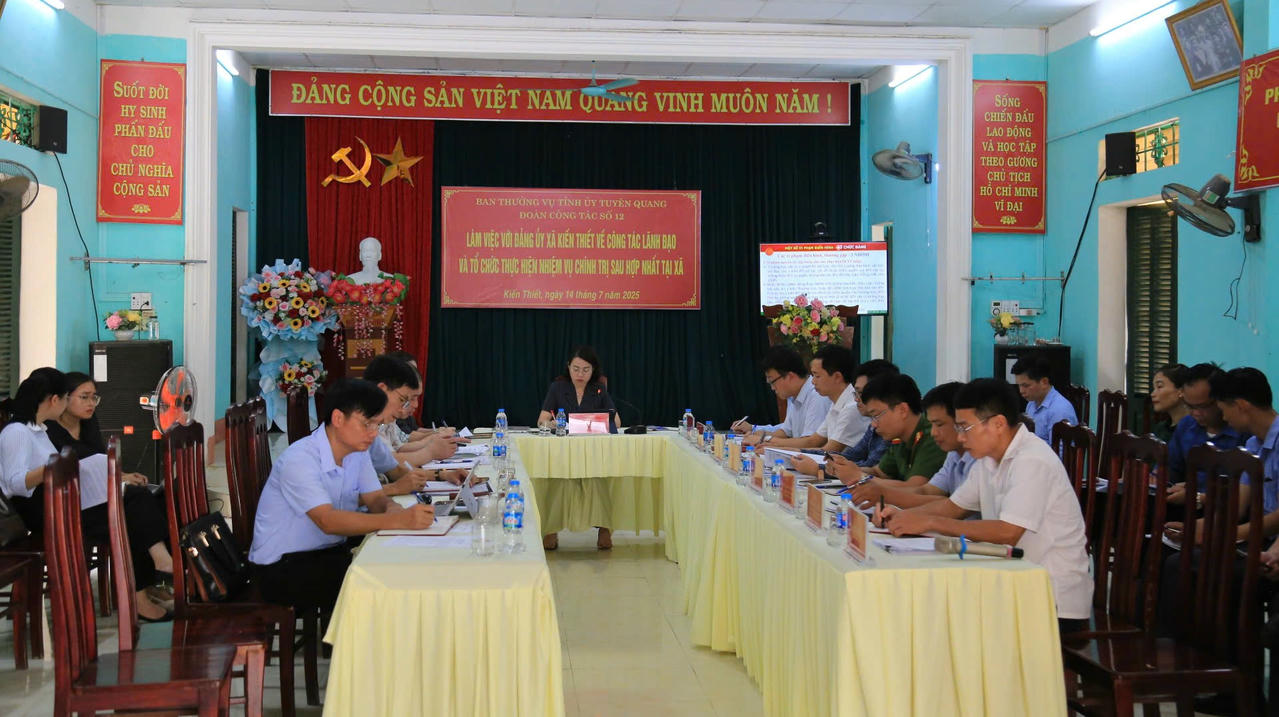 Tuyên Quang thành lập các tổ kiểm tra hoạt động chính quyền xã sau sắp xếp. Ảnh: Nhật Nguyên.