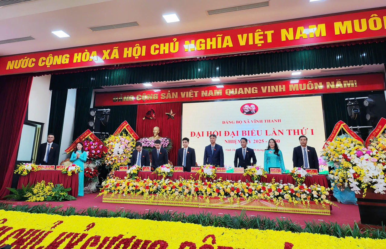 Đảng bộ xã Vĩnh Thanh, TP Hà Nội tổ chức Đại hội Đảng bộ xã lần thứ I, nhiệm kỳ 2025-2030: Quyết tâm xây dựng đô thị xanh – thông minh – văn minh, Nhân dân hạnh phúc Đảng bộ xã Vĩnh Thanh, TP Hà Nội tổ chức Đại hội Đảng bộ xã lần thứ I, nhiệm kỳ 2025-2030: Quyết tâm xây dựng đô thị xanh – thông minh – văn minh, Nhân dân hạnh phúc