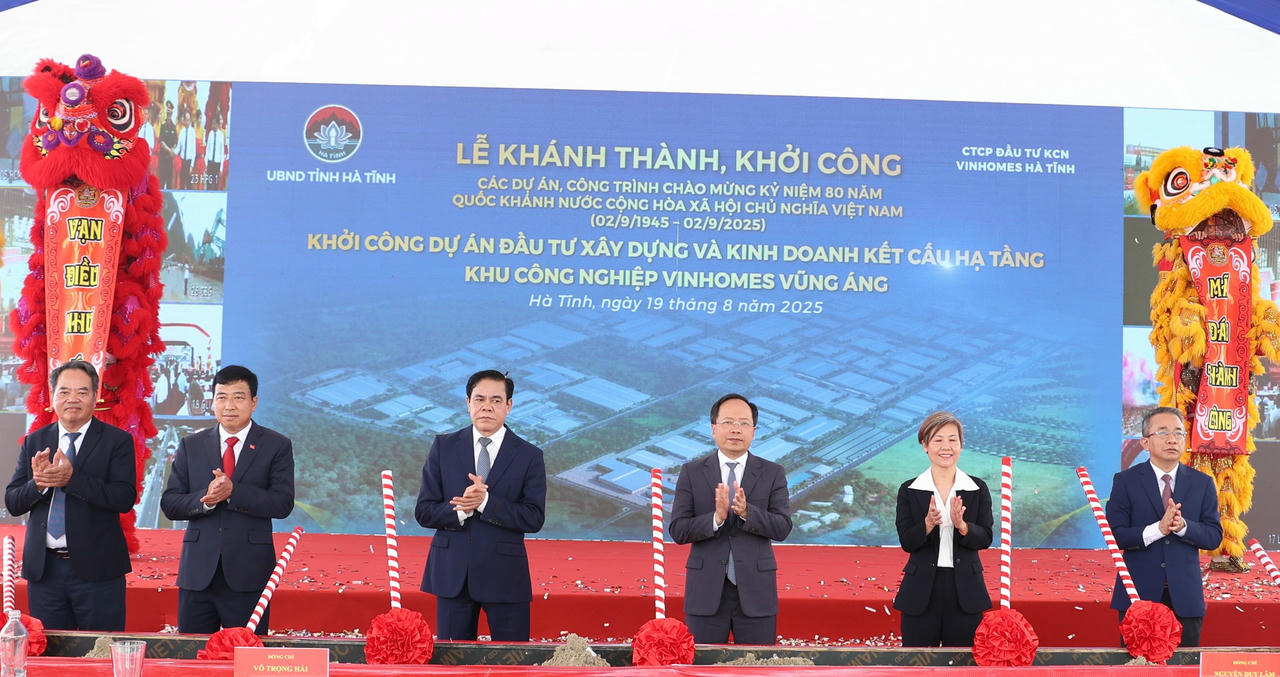 Hà Tĩnh khởi công 3 dự án trọng điểm với tổng vốn đầu tư gần 14.000 tỷ đồng