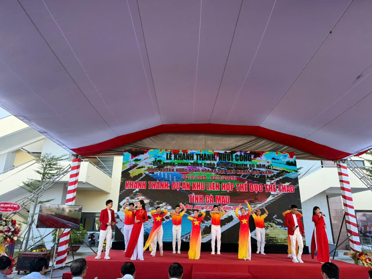 Khánh thành Dự án Khu Liên hợp thể dục thể thao tỉnh Cà Mau chào mừng 80 năm Quốc khánh