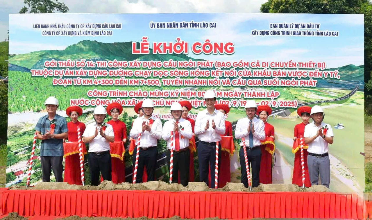 Lào Cai đồng loạt khởi công dự án trọng điểm