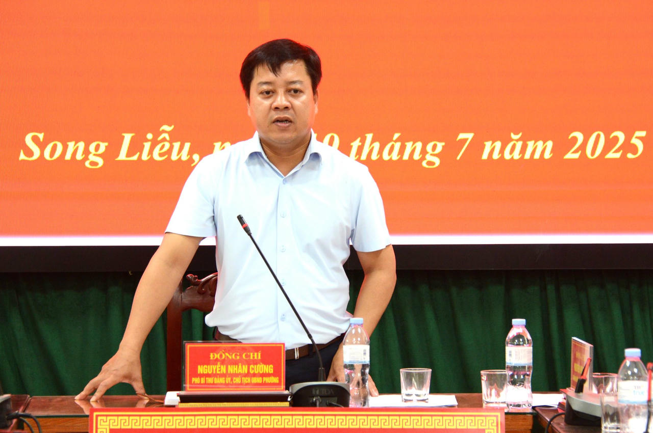 Đ/c Nguyễn Nhân Cường - Chủ tịch UBND phường Song Liễu cho biết, ưu tiên số một của của phường là ổn định tổ chức, rà soát thủ tục hành chính để người dân sớm cảm nhận sự thuận tiện