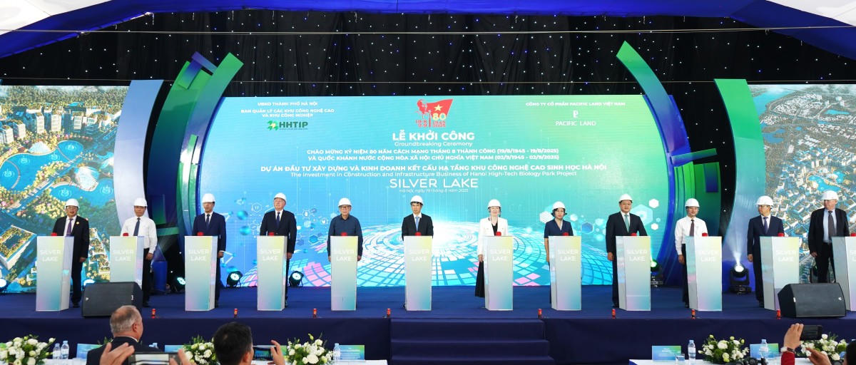 Khởi công Dự án Khu Công nghệ cao Sinh học Hà Nội với quy mô gần 200ha