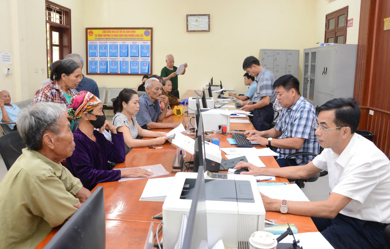 Người dân phường Song Liễu đã cảm nhận sự thay đổi rõ rệt trong bộ máy chính quyền mới.