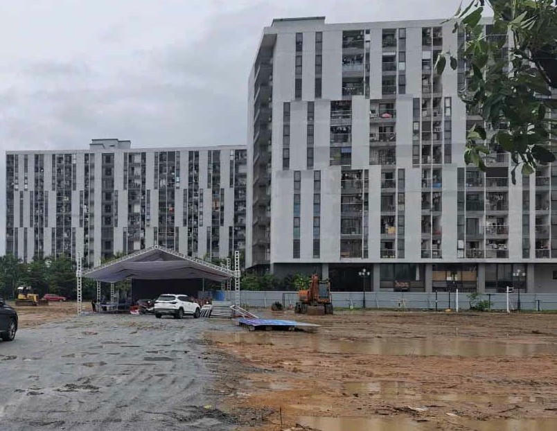 Dự án thí điểm nhà ở xã hội tại phường Thành Sen giai đoạn II. (Ảnh: PV)