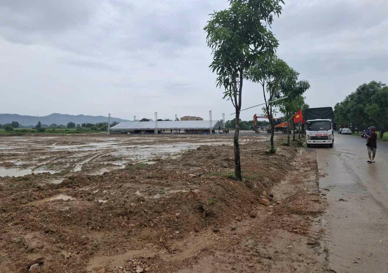 Khu tái định cư tại thôn Liên Vinh, phường Hà Huy Tập, tỉnh Hà Tĩnh. (Ảnh: PV)