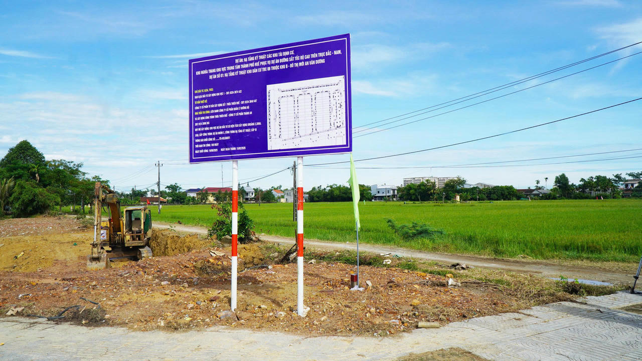 UBND TP Huế sẽ xây dựng 23 khu TĐC phục vụ công tác giải phóng mặt bằng đối với dự án đường sắt tốc độ cao trên trục Bắc - Nam, đoạn qua TP Huế.