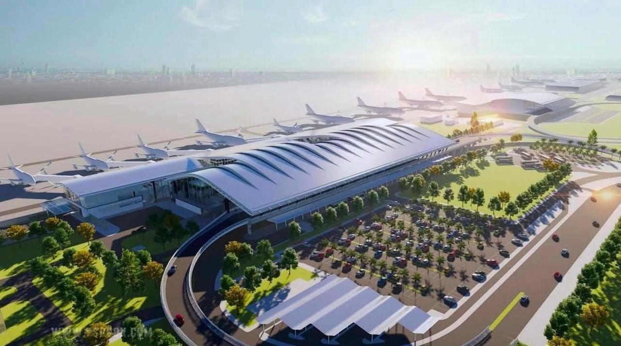 Phối cảnh Nhà ga T2 - Cảng Hàng không quốc tế Cát Bi.