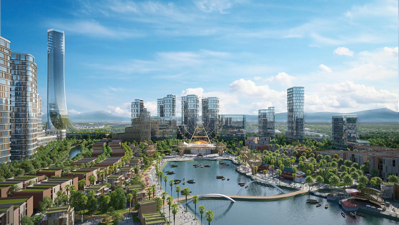 Dự án Da Nang Downtown gồm Khu công viên văn hóa vui chơi giải trí, nhà hát, khu phố thương mại ven sông, công viên.