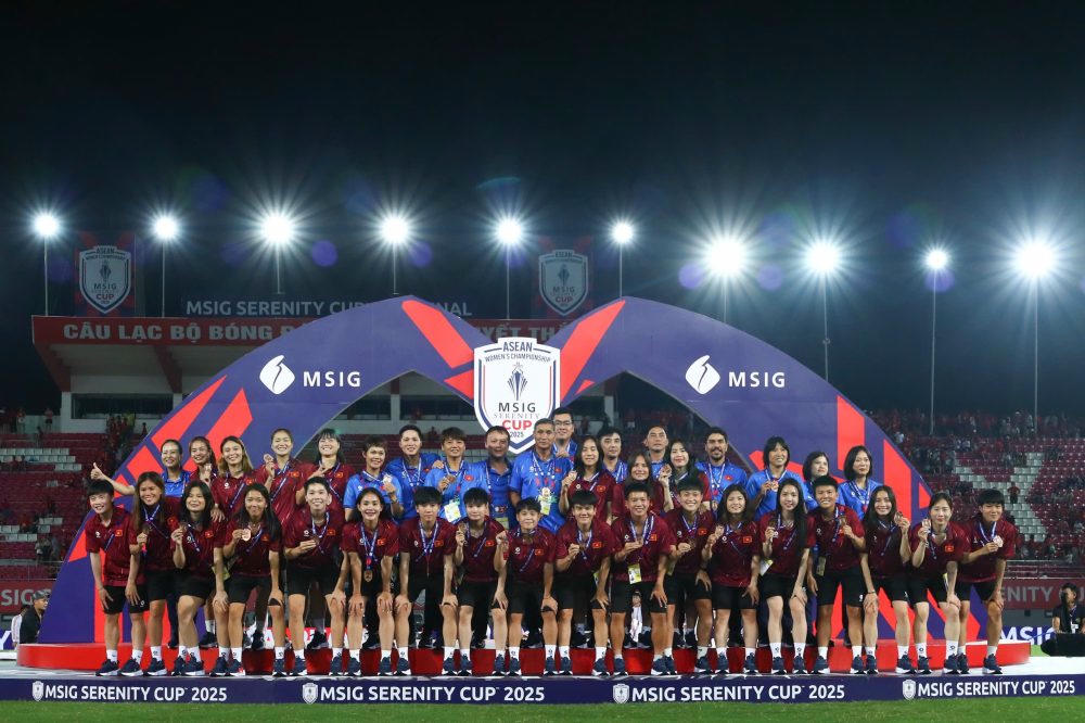 Đội tuyển nữ Việt Nam giành Huy chương Đồng sau chiến thắng trước đội tuyển nữ Thái Lan tại trận tranh hạng Ba

