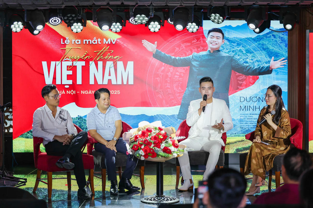 Ca sĩ Dương Minh Quý chia sẻ về MV "Truyền thống Việt Nam" (ảnh BTC).