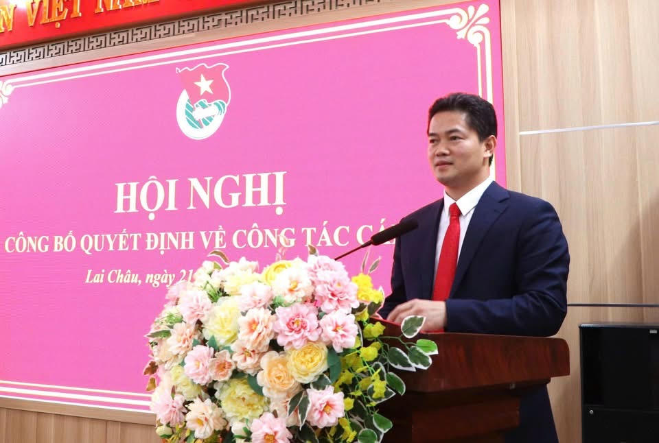 Ông Vũ Mạnh Hà - Ủy viên Dự khuyết Ban Chấp hành Đảng bộ tỉnh, Phó Bí thư Thường trực Tỉnh ủy phát biểu tại hội nghị.