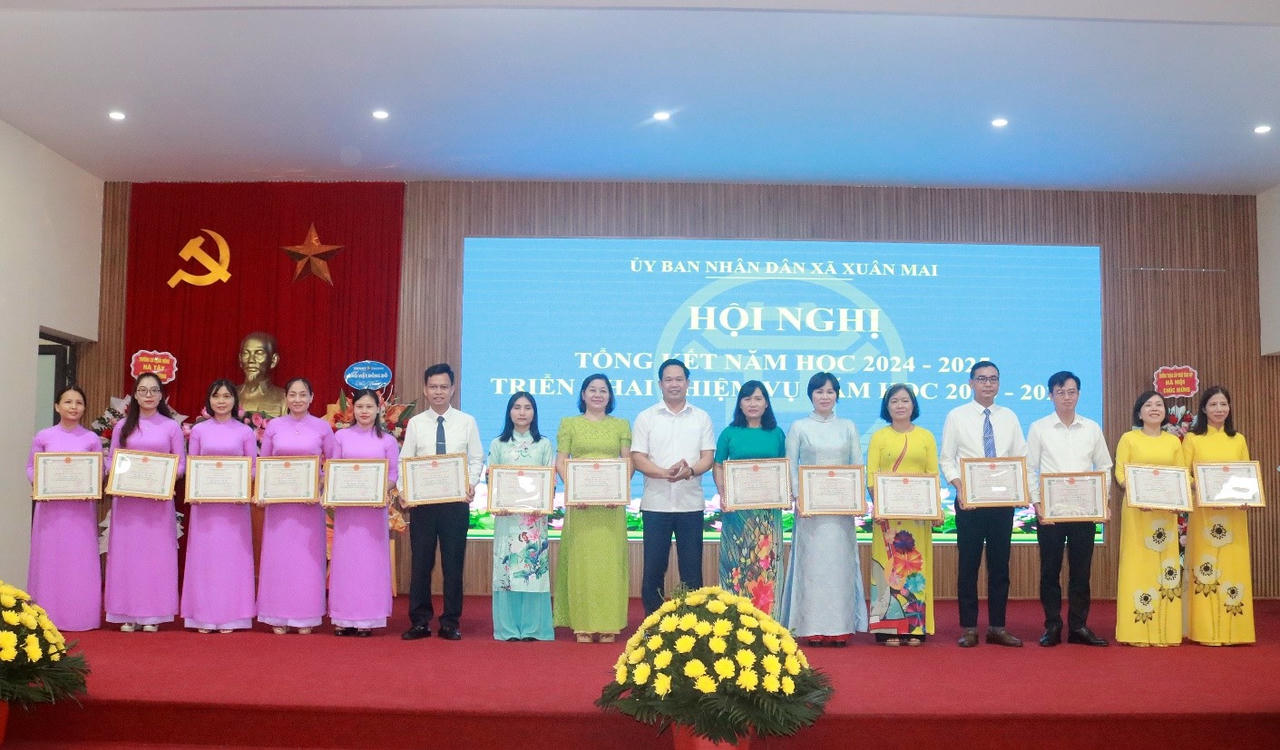 Xã Xuân Mai (Hà Nội): Tổng kết năm học 2024-2025, triển khai nhiệm vụ năm học 2025-2026