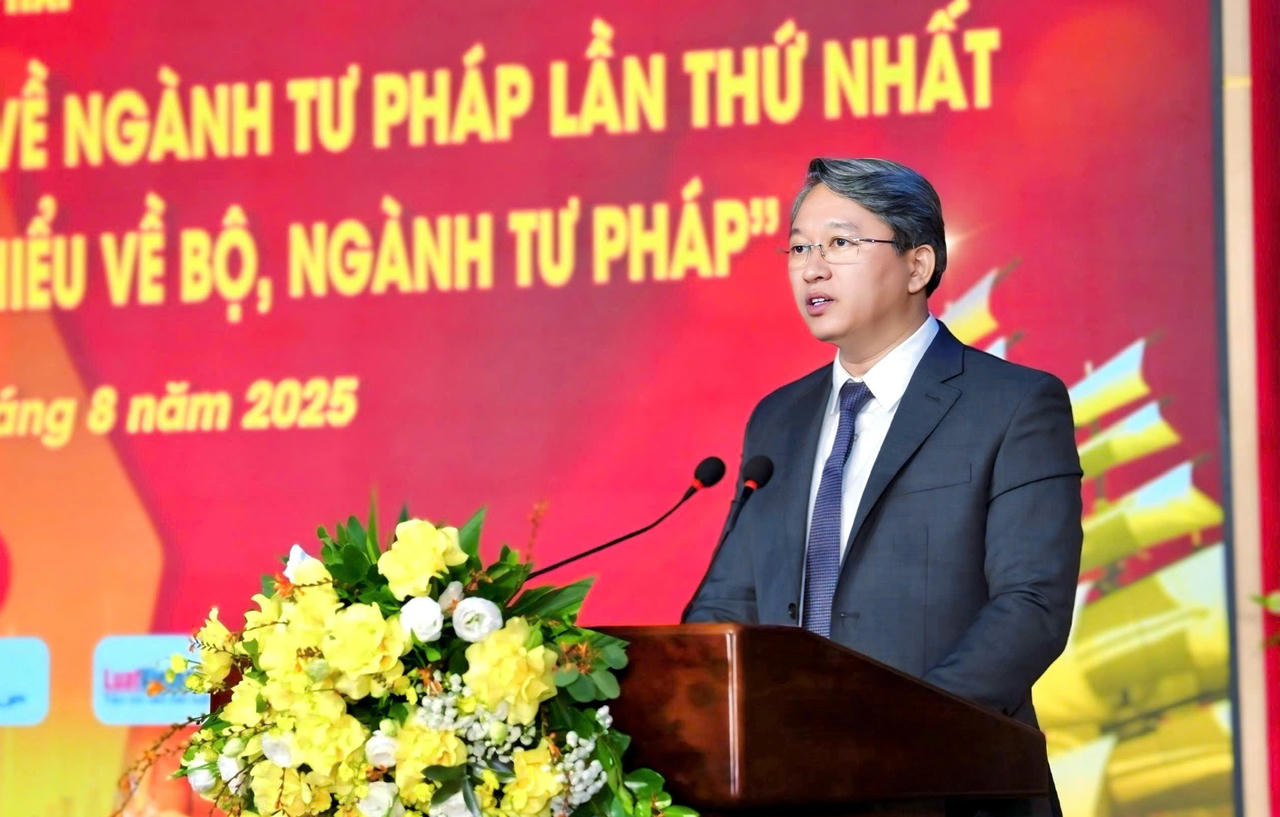 Bộ trưởng Bộ Tư pháp phát động Giải báo chí toàn quốc ngành Tư pháp lần thứ hai