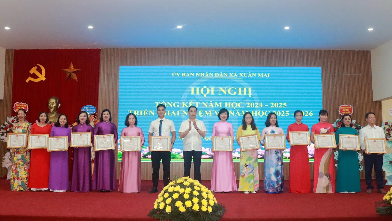 Xã Xuân Mai (Hà Nội): Tổng kết năm học 2024-2025, triển khai nhiệm vụ năm học 2025-2026