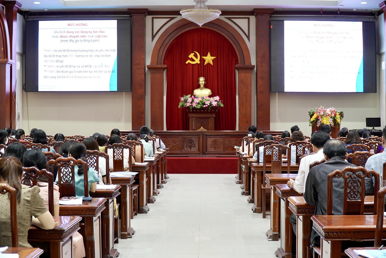 Quang cảnh hội nghị tập huấn. Ảnh: Kim Ngân