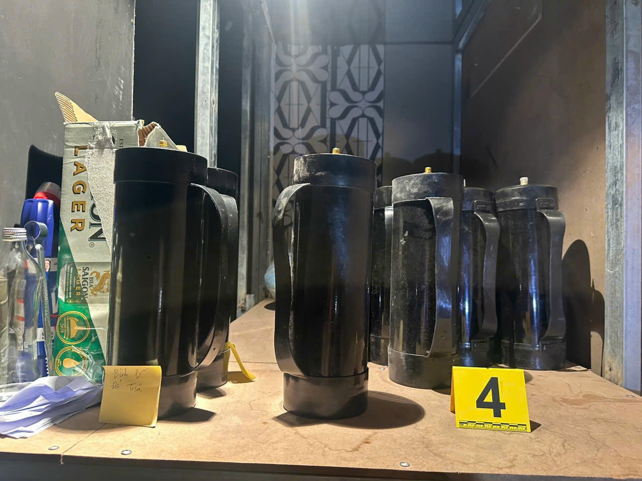 Tang vật vụ án (Ảnh: Công an cung cấp)