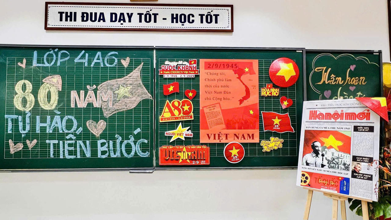 Rộn ràng không khí Đại lễ 2/9 tại trường học, công sở 