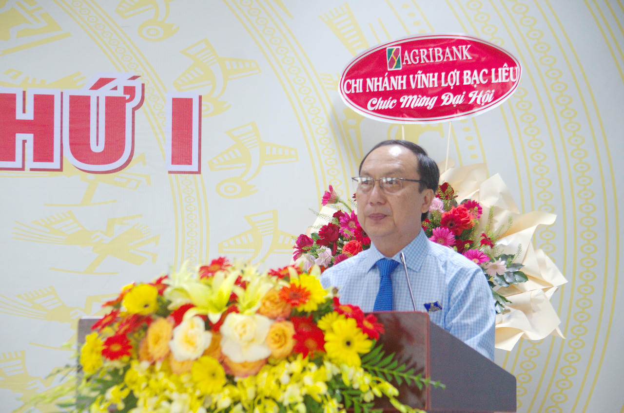 Ông Phan Hoàng Vũ – Phó Chủ tịch HĐND tỉnh Cà Mau, phát biểu chỉ đạo Đại hội.