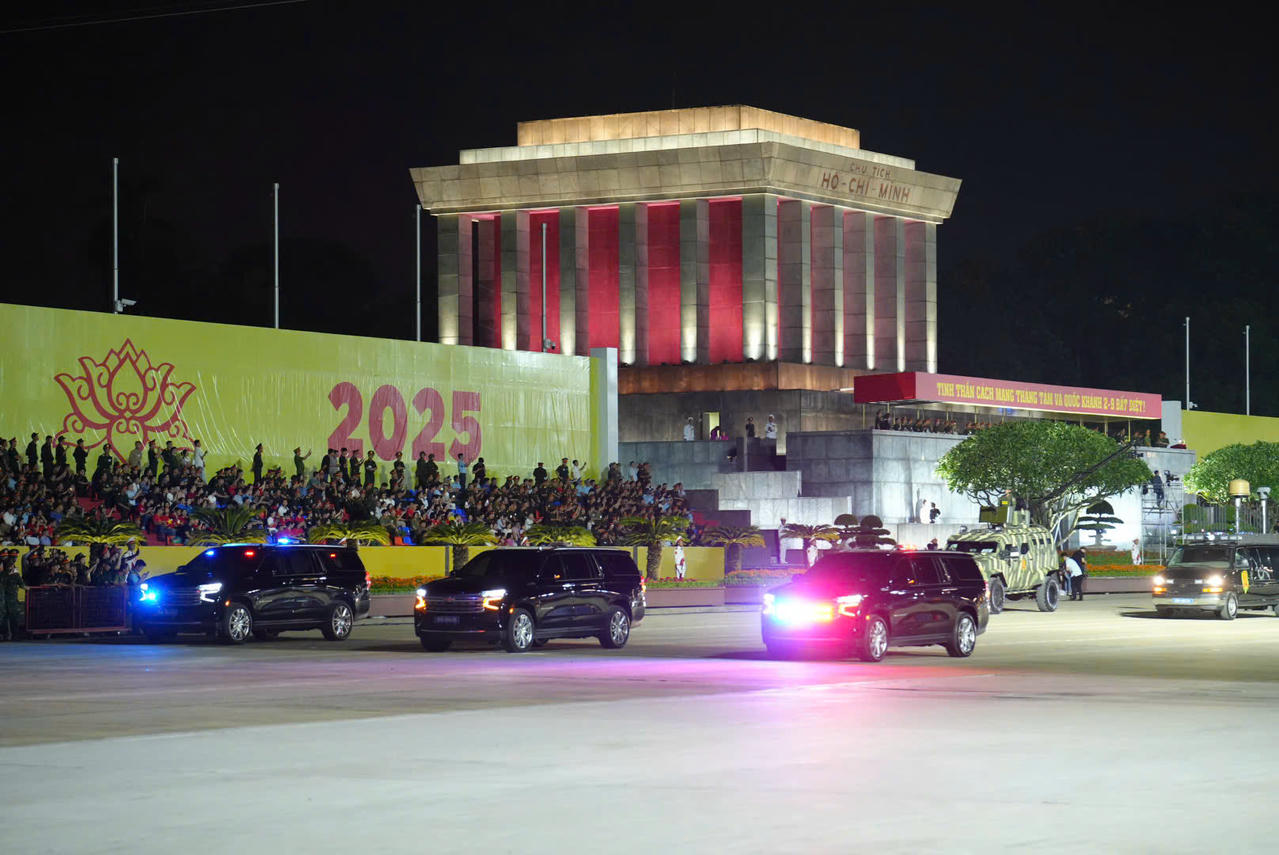 Mãn nhãn dàn khí tài hiện đại trong buổi hợp luyện diễu binh A80